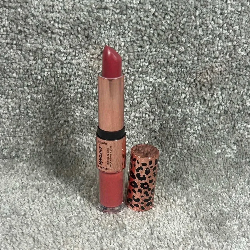 Tarte Maneater Lipstick & Lip Gloss‎ Moody Rose Leopard Dual Ended